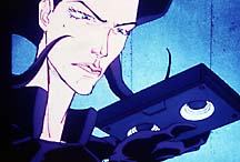 Aeon Flux started as a segment on Liquid Television, then became a full series on MTV.  MTV Networks.