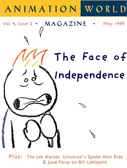 Animation World Magazine Cover - The Face of Independence.