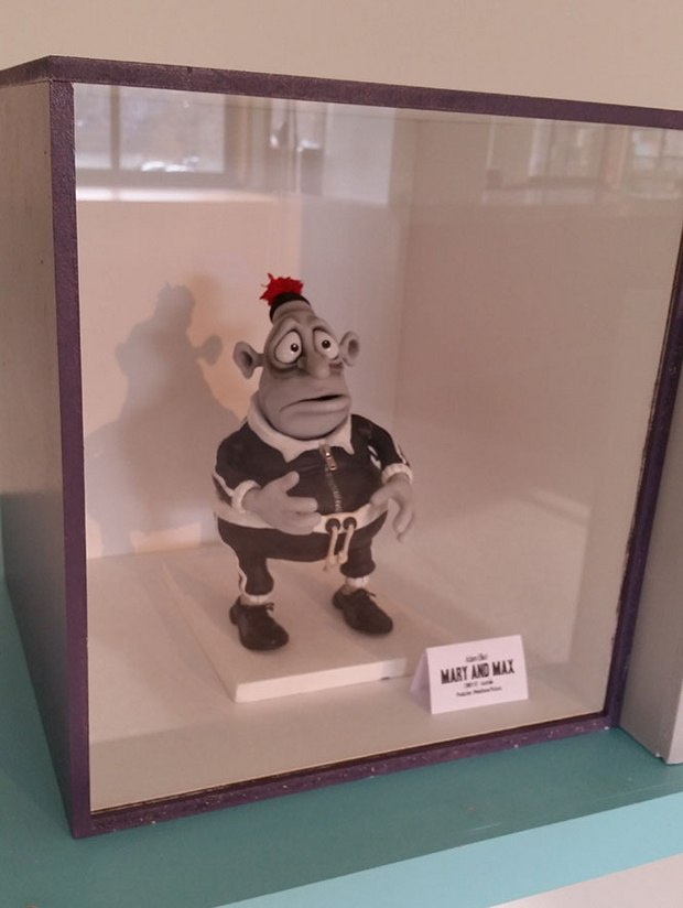 Puppet from <em>Mary and Max</em> in the <em>Behind the Scenes of Stop Motion exhibition</em>