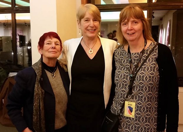 Festival director Doris Cleven, Deb Singleton from the Manchester Animation Festival and Nancy