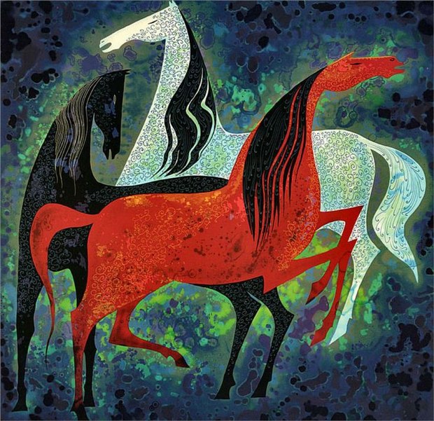‘Three Noble Horses’ (1993)