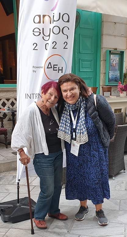  Nancy with Festival Director Maria Anestopoulou