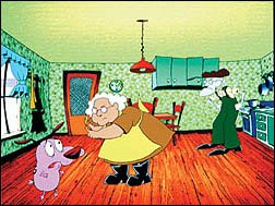 Courage the Cowardly Dog. TM & © 1999 Cartoon Network. A Time Warner Co. All Rights Reserved.