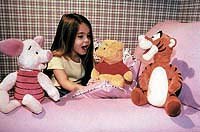 Mattel's interactive Piglet, Winnie the Pooh, and Tigger too.
