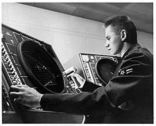 One of the first uses of computer graphics was to track enemy aircraft. The system above is called SAGE which is an acronym for Automatic Ground Environment. It was being used as early as 1953.