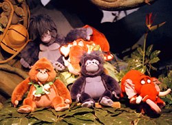 Tarzan plushes will make the jungle soft and cuddly for kids.