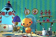 Rolie Polie Olie, one of the studio's most popular projects, led them to increased recognition as a production company. © 2002 Nelvana Ltd./Sparkling*/France 5. All rights reserved.