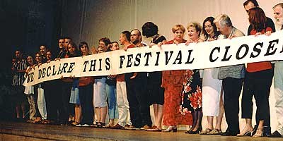 The festival staff says enough is enough! © Zagreb Festival.