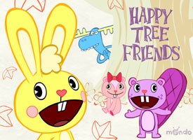 Mondo Media's Happy Tree Friends found a home this year on MTV's Downloaded. The production also served as a basis for Mondo Media's first foray into DVDs and merchandising. © 2000 Mondo Media.
