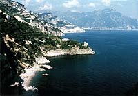 The beautiful Amalfi Coast, site of the Cartoons on the Bay Festival.