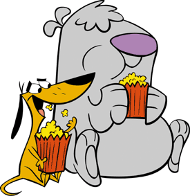 2 Stupid Dogs, the first show Seibert greenlit at Hanna-Barbera was unsuccessful. TM & © 2001 Cartoon Network. An AOL Time Warner Company. All rights reserved.