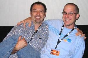 Production designer Ralph Eggleston (left) and supervising technical director Oren Jacob.