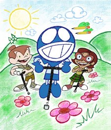 Seibert and Larry Huber assembled a talented team for ChalkZone. Courtesy of Nickelodeon.