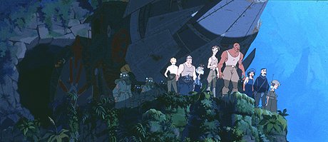 Milo's cast of explorers. © Disney Enterprises, Inc. All rights reserved.