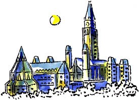 Life happens in Ottawa. Original artwork courtesy of Chris Lanier (apologies to the Ottawa skyline).