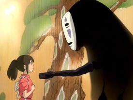 Even though Spirited Away earned the Best Animated Feature Oscar, that accolade didnt pump up its office grosses. © 2002 Nibariki. TGNDDTM. All rights reserved.