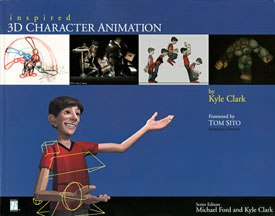 All images from Inspired: 3D Character Animation by Kyle Clark, series edited by Kyle Clark and Michael Ford. Reprinted with permission.