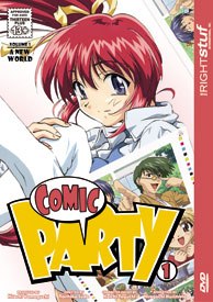 Comic Party takes a stab at the comic book convention craze. © The Right Stuf International.