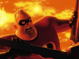 Visual effects were another new challenge that Pixar had to tackle in The Incredibles.
