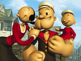 King Features chose Mainframe Entertainment to transform Popeye into a 3D production. It took nine months to finish the project.
