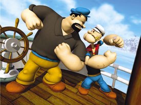 King Features feels strongly that by going 3D, it didnt reinvent Popeye (seen above with Bluto), but that the sailor man now has more dimension.
