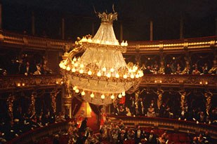 The grand chandelier was a key effect that plays a huge role in the story.