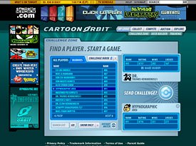 Viewers of Cartoon Network.com werent as interested in webisodic series as games. The site offers more than 110 free and 12 paid games, and last year generated 1.6 billion game plays. Courtesy of Cartoon Network.