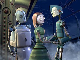 After seven years in the making, Blue Sky Studios unveils Robots, a dazzling world complete with metallic and mechanical form and function. All images  and © 2005 Twentieth Century Fox. All rights reserved.