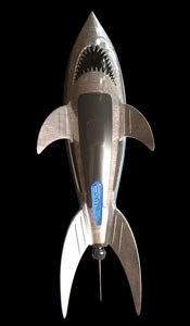 Original concept art of a rocketship by Alex Toader.