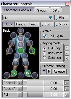 In MotionBuilder 7, limb selection is instantly intuitive. In fact, MotionBuilder as a whole requires surprisingly little ramp up time.