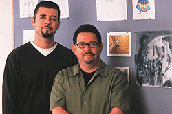 Co-directors Robert Ramirez and Rob LaDuca. Photo © 2000 Dreamworks LLC.