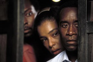 Post Logic Studios work on Hotel Rwanda is a perfect example of how color correction, Power Windows and frame re-composition enhances image quality and emotional nuance. Courtesy of MGM/UA.