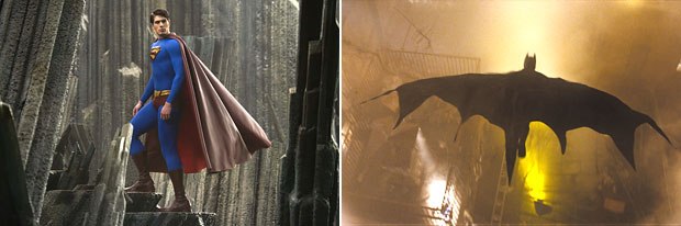  The Videogame will have parts of the storyline based on the film (left). Batman Begins uses real film footage in the game. © Warner Bros. Pictures (left); Courtesy of Double Negative. © 2005 Warner Bros. Ent. All ri