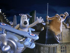 Peter Lord previewed some of Wallace and Gromit: The Curse of the Were-Rabbit, which had not been released in Italy at time of I Castelli. Courtesy DreamWorks Animation SKG © and  Aardman Animations Ltd.