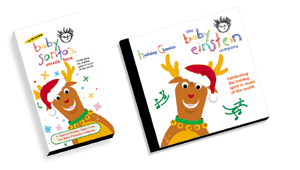 Baby Einstein's holiday offerings include a special CD and video. © 2000 The Baby Einstein Company LLC. All Rights Reserved.