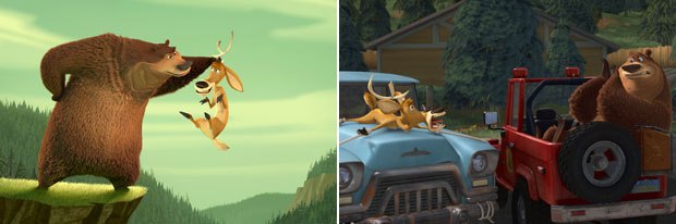 James Williams of Sony Pictures Animation, who recently worked on Open Season, emphasizes that the main difference between previs in live action and animation is that animation actually requires the layout process. © Sony Pictures Animati