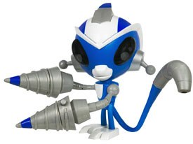 Hasbros new action figure line based on the Toon Disney anime series, Super Robot Monkey Team Hyper Force Go!, includes a DVD, a trend that has become popular the last few years. Courtesy of Hasbro.
