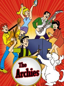 In the late 60s, as superhero cartoons came to an end, bubblegum music and Saturday morning animation became partners as in Filmations The Archie Show. © 1968 Archie C