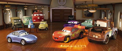 RenderMan was used to create the reflections in the car paint. The accuracy of the reflections was very important and revealed how well the cars are put together.  