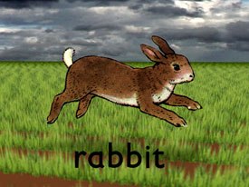 In the hands of Run Wrake, the innocent illustrations in Rabbit take on a disturbing and sinister atmosphere that recalls David Lynchs Blue Velvet. © Run Wrake.