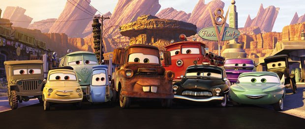 At the Cars panel, animator Travis Hathaway stated that the focus on the film was on character and story and how director John Lasseter wanted the cars to remain cars. © Disney/Pixar. All rights reserved.
