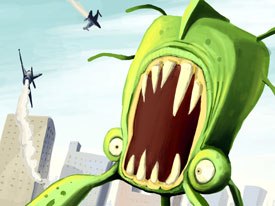 City Monster by Soren Bent is an example of recent student work from Denmark’s The Animation Workshop. Courtesy of The Animation Workshop.