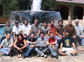 Interaction between students and working professionals is important with most schools. Here, students from Gobélins visit DreamWorks in 2005. Three Gobélins alumni have since been hired at the animation studio.