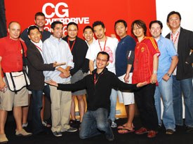 Formed in 2003, MDA, a regulatory agency for Singapore's media industry, also helps to establish policies and programs that facilitate growth of that countrys media industry. Participants at CG Overdrive celebrate.