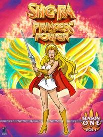 She-Ra was developed when Mattel came to Scheimer asking for a girl character a year after the debut of He-Man. He developed her as a sister He-Man didnt know existed. Season 1 of She-Ra has been released on DVD.