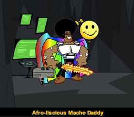 Afro-liscious Funk Daddy is only one of the characters inside the Urbaniacs world. © Urbaniacs.