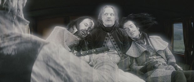 Cinesite helps lighten up the proceedings with the ghosts of seven heirs. Courtesy of Cinesite. 
