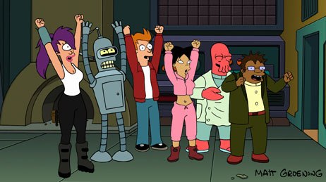 One production challenge was pulling together a new crew to work on a show that had been out of production for several years. It was a big learning curve getting the crew and staff to understand how to tell a Futurama story.