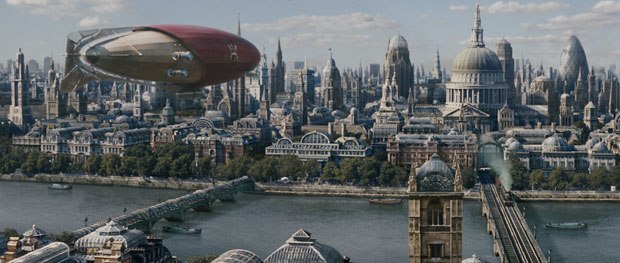 Knoll admired the environmental work in The Golden Compass. Its not what people are talking about, but he found the big cityscapes and the dirigible really beautiful. 
