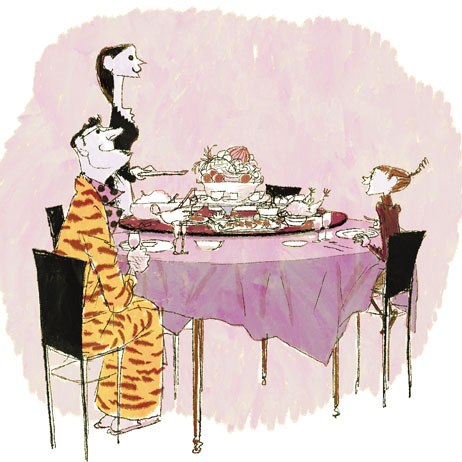 Other Mother and Other Father welcoming Coraline to the Other World with a deliciously-prepared meal.